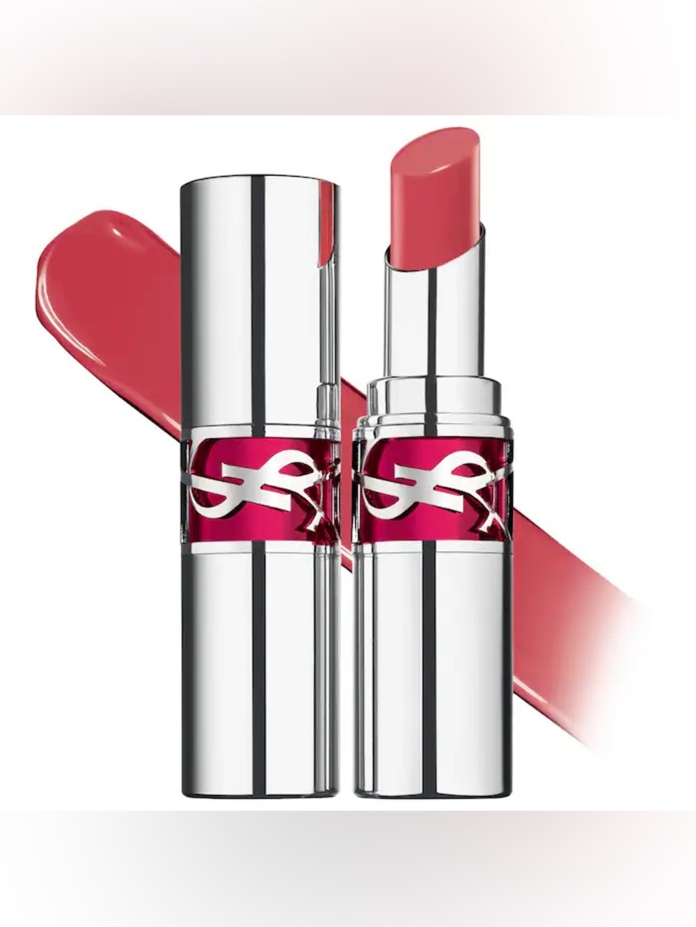 YSL Candy Glaze Lip Gloss Stick-Color: 05 Pink Satisfaction - rose pink
